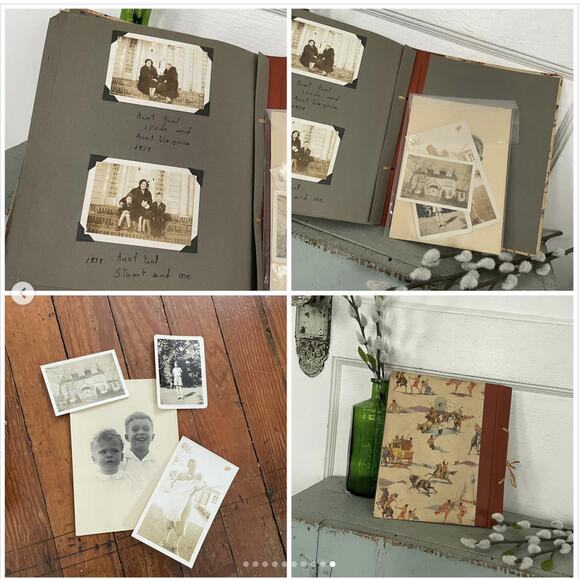 Vintage Snapshots Photograph Scrapbook BW Family NJ Home Beach Cottage Boat Lake - Picture 10 of 10